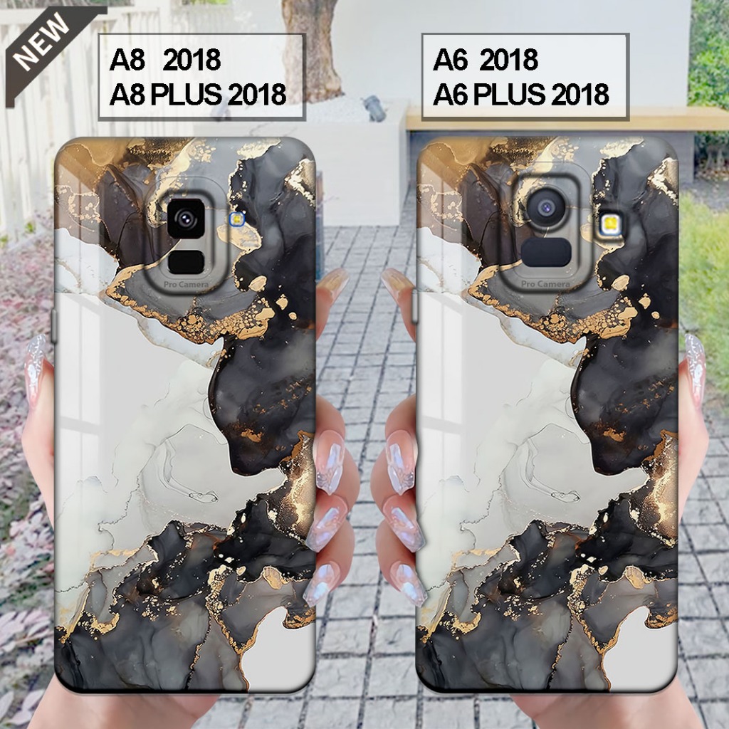 เคส Samsung A6 2018 | A6 PLUS 2018 - ซัมซุง A8 2018 | A8 PLUS 2018 _ปลอกซิลิโคนสีดําใส