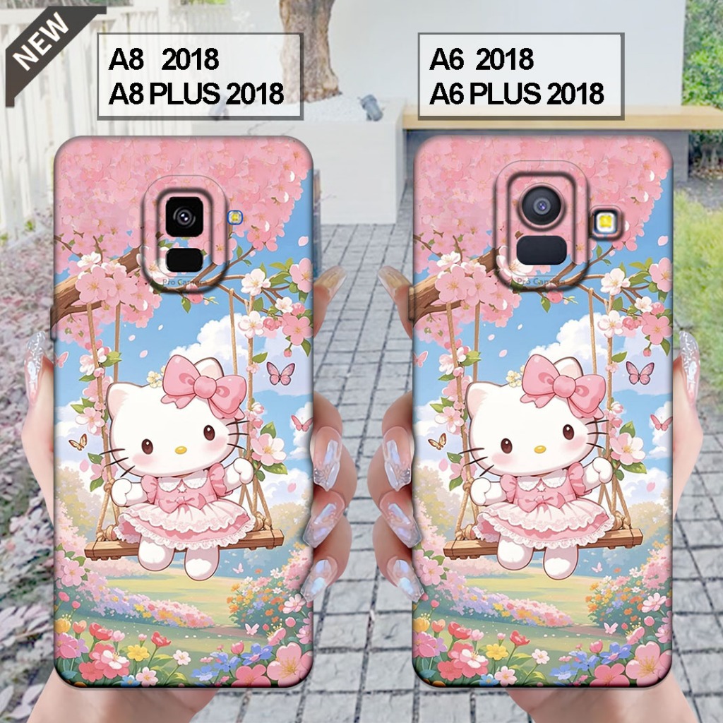 เคส Samsung A6 2018 | A6 PLUS 2018 - ซัมซุง A8 2018 | A8 PLUS 2018 _ปลอกซิลิโคนสีดําใส