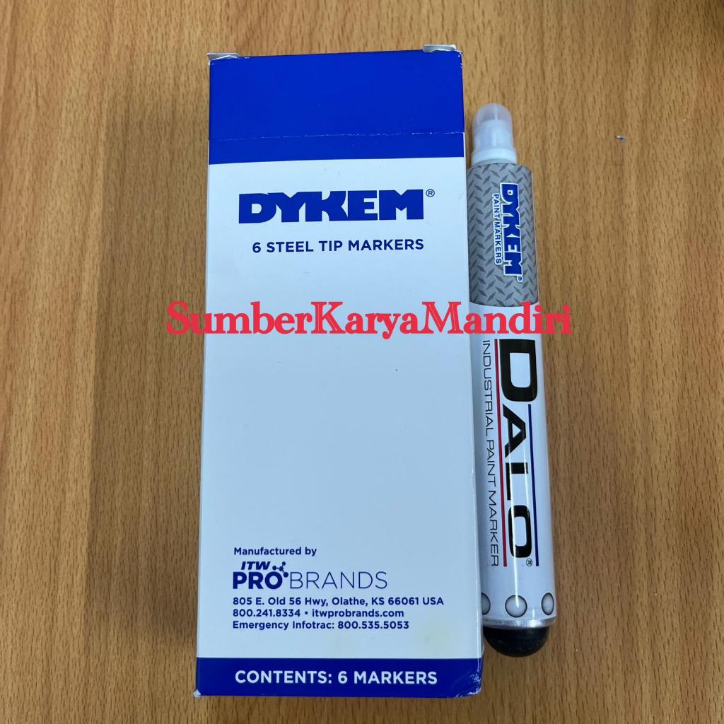 Dykem Dalo ปากกามาร์กเกอร์สีอุตสาหกรรม Dykem Dalo Steel Marker (สีขาว)