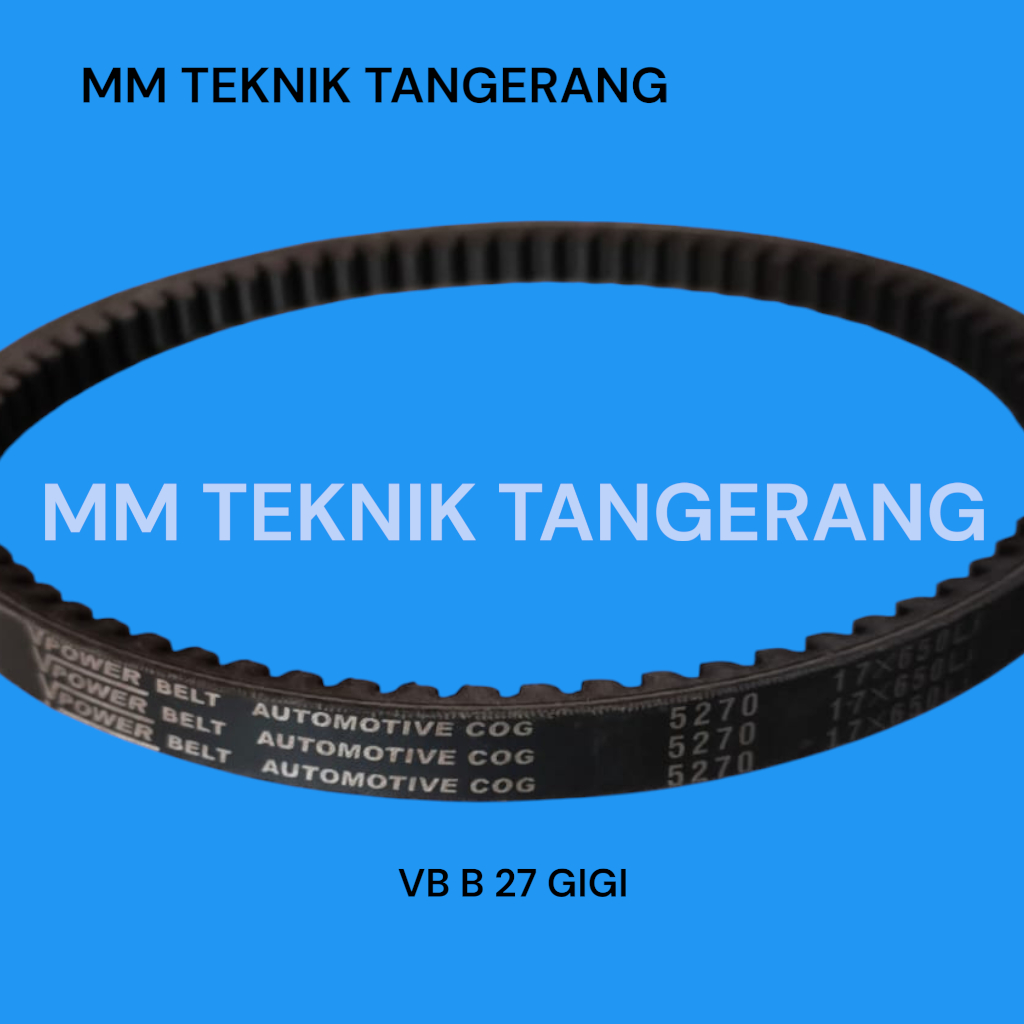 Vanbelt B27 พัดลมหยักสายยาง RPF 5270 Vpower B27 B27 Van พัดลมเข็มขัด B 27 ฟัน V- Panbelt Fanbelt B-2