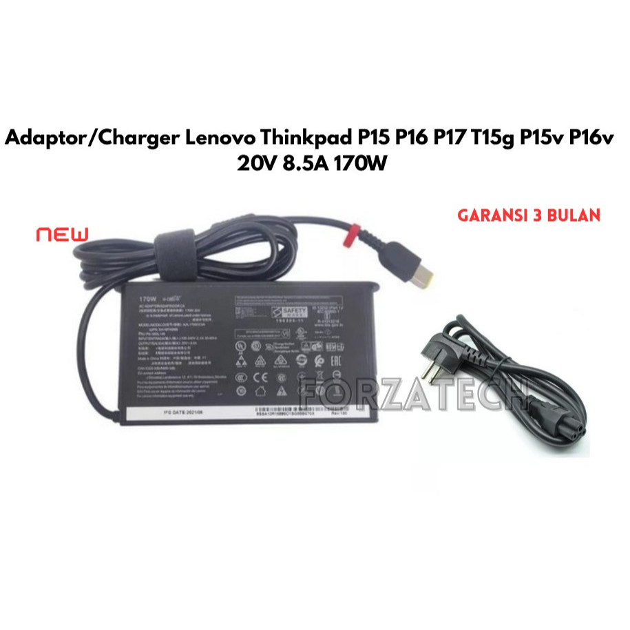 Thinkpad P15 P16 P17 T15g P15v P16v 20V 8.5A 170W อะแดปเตอร์/เครื่องชาร์จ