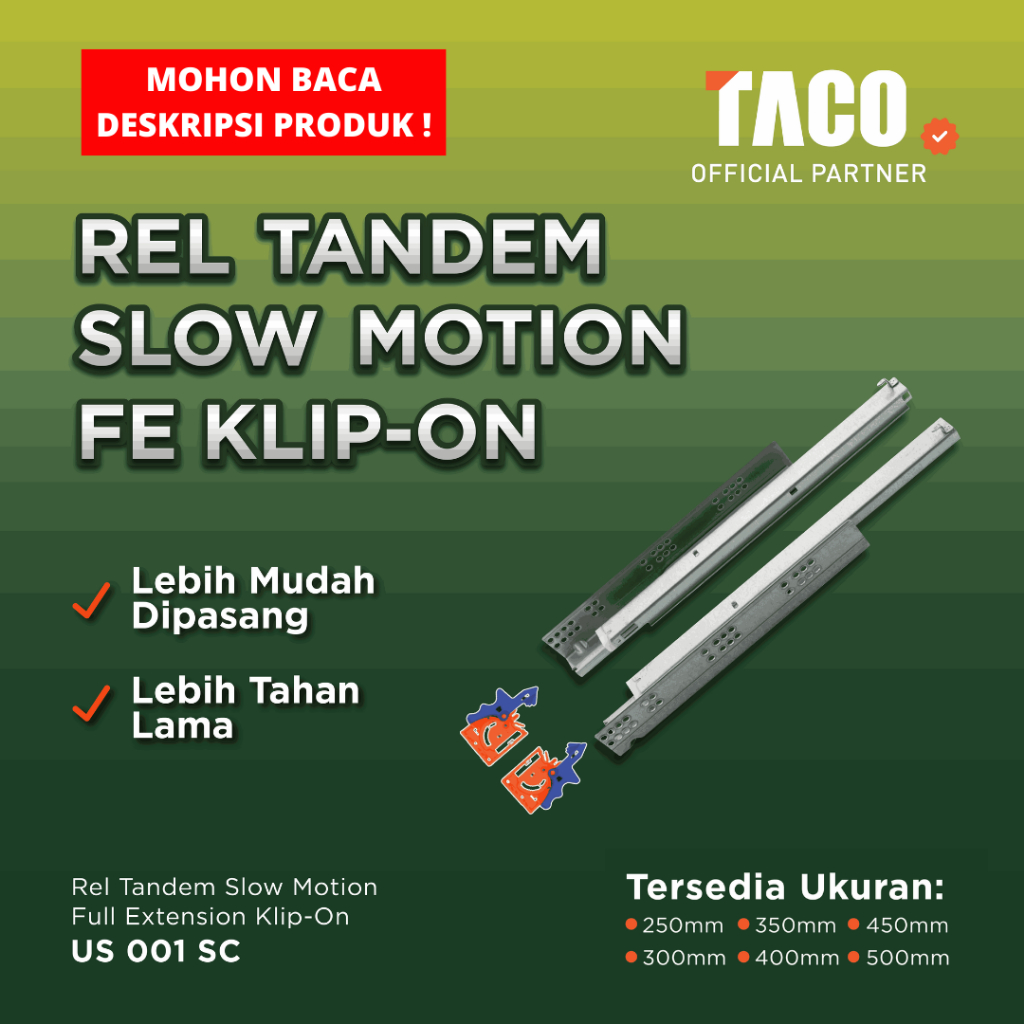 TACO Slow Motion Full Extension Clip On US 001 SC