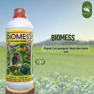 Biomess Pengusir Tikus, kepik, burung, ulat dan walang | Pupuk Daun, bunga & Buah Alami