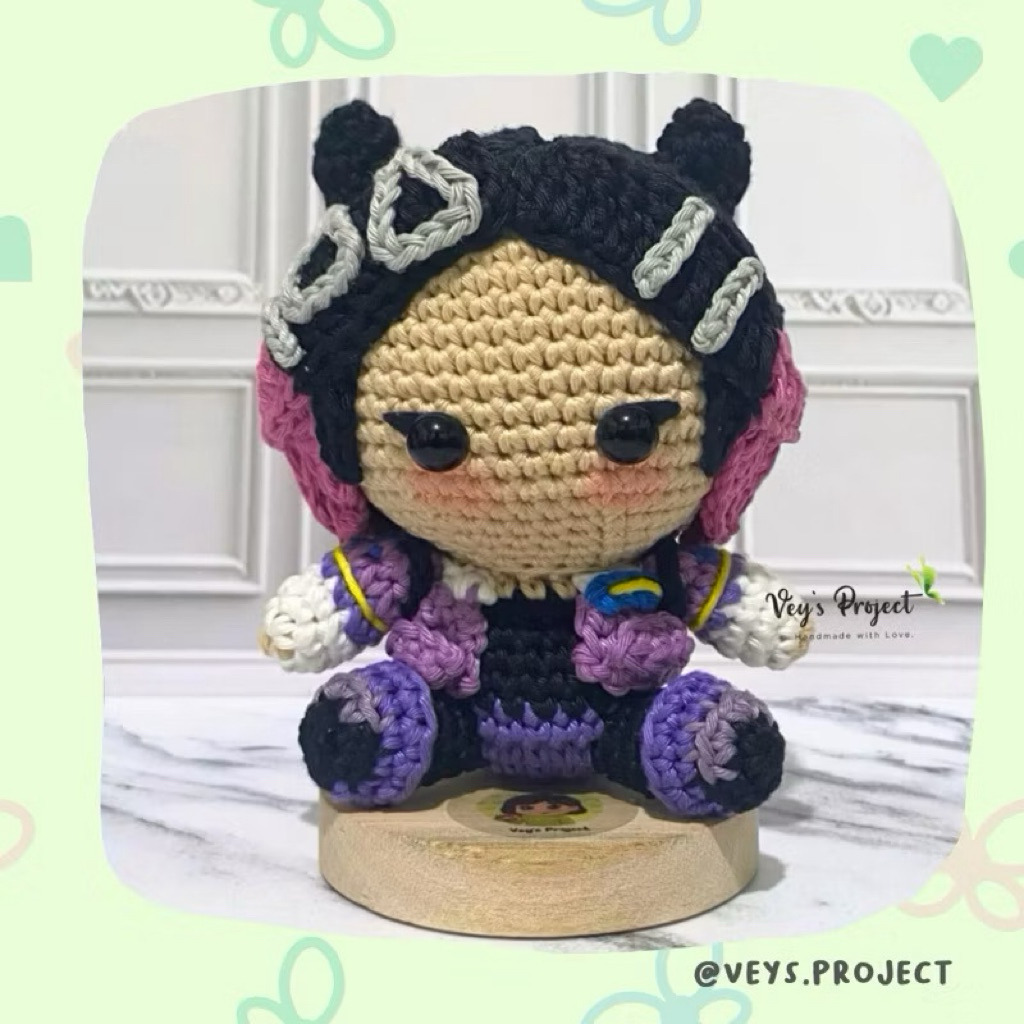 ตุ๊กตาถัก Clove Valorant | Clove Valorant Amigurumi
