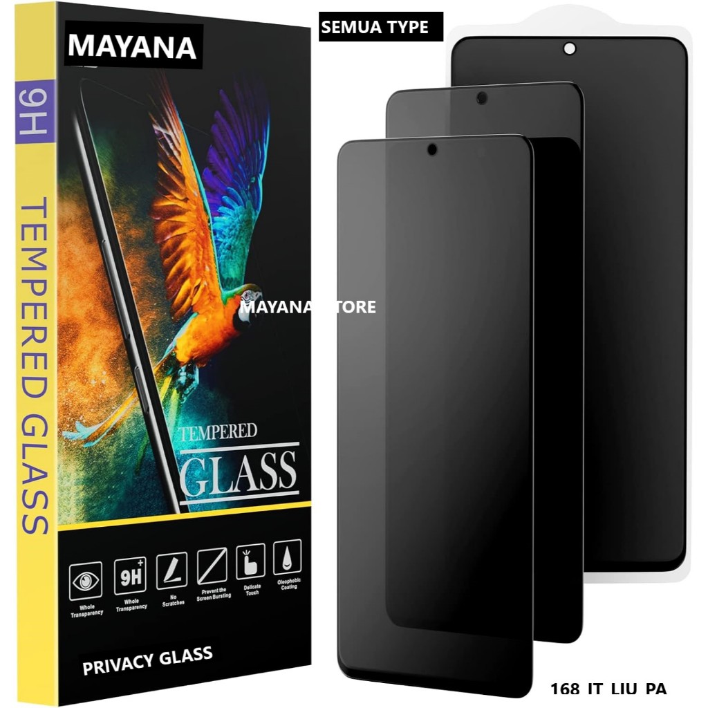 ลายาร์ ของฉัน$-1! กระจกนิรภัย A-SPY PRIVACY ITEL CITY 100 A100C S25 S23 P55 4G/5G P40 A49 P65 A70 A8