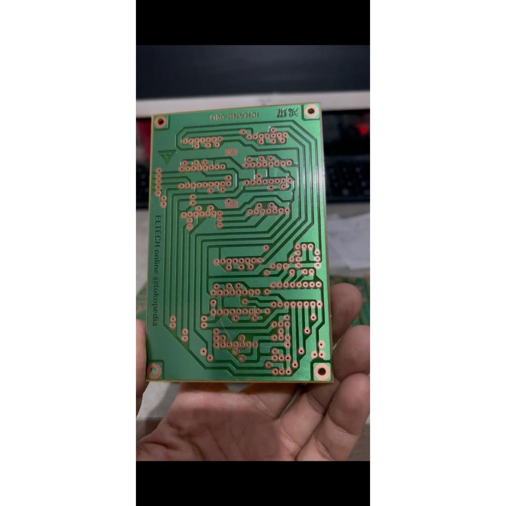 การพิมพ์ PCB FIBER SINGLE LAYER + MASKING (FR4)
