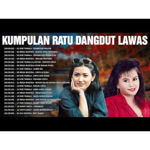 RATU 16 GB Flashdisk Full ประกอบด้วย MP3 Songs of Old อินโดนีเซีย Dangdut Songs 2 Queens of Dangdut 