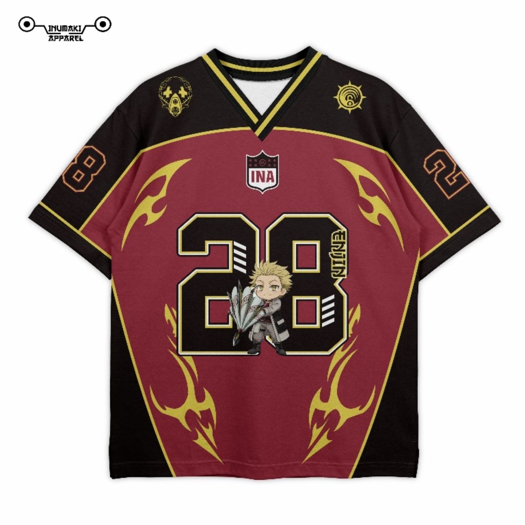 Oversize Jersey // Number Series // Streetwear // Gachiakuta // ENJIN Sport jersey Anime NFL