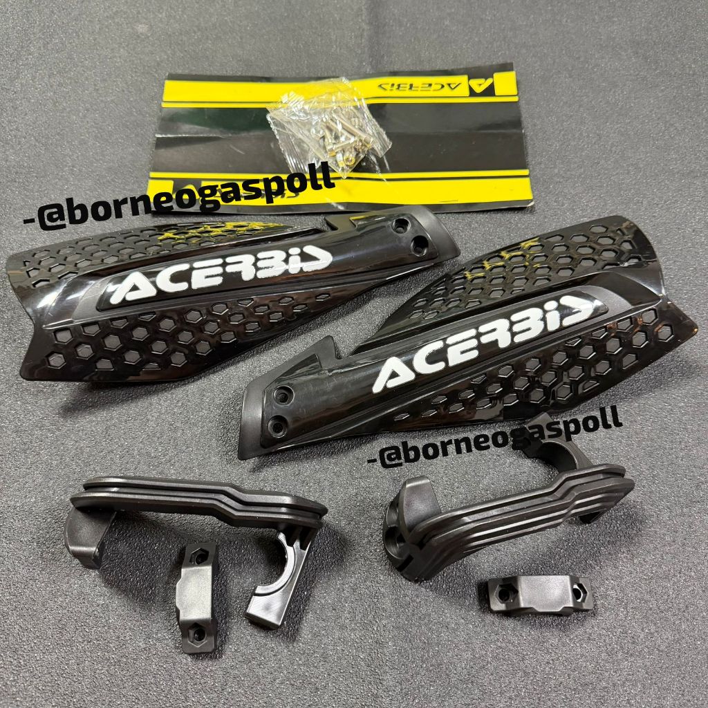 การ์ดแฮนด์สีดํา acerbis crf 150 wr 155 klx แทร็กเตอร์ ฯลฯ การ์ดแฮนด์ acerbis hand gat klx wr 155 crf 150 ฯลฯ