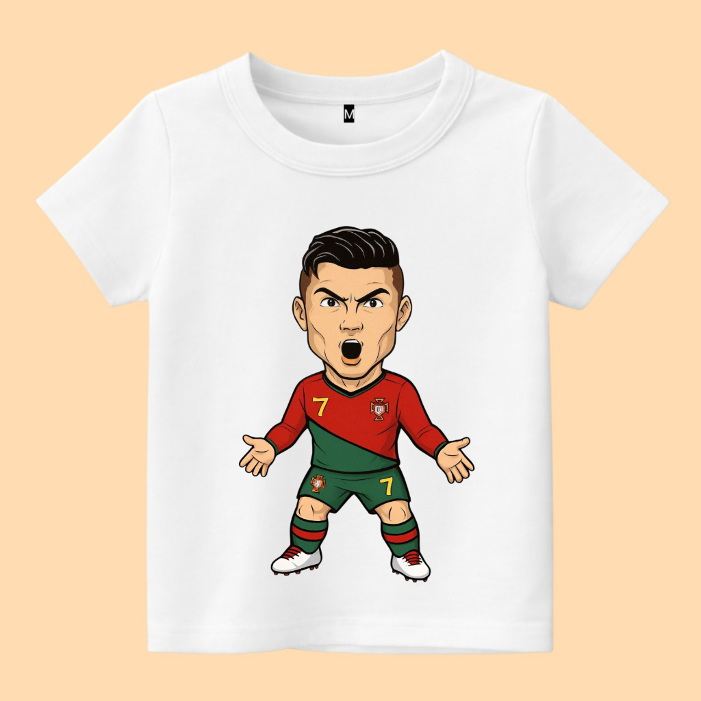 เสื้อยืดเด็ก Cristiano Ronaldo