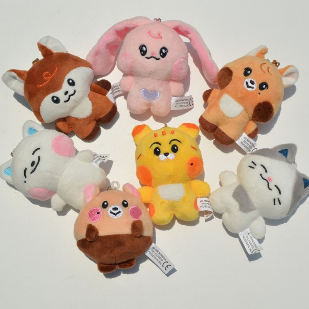TRS73 | NCT DREAM LINE FRIENDS DREAMIEZ PLUSH KEYRING | ตุ๊กตา NCT DREAM