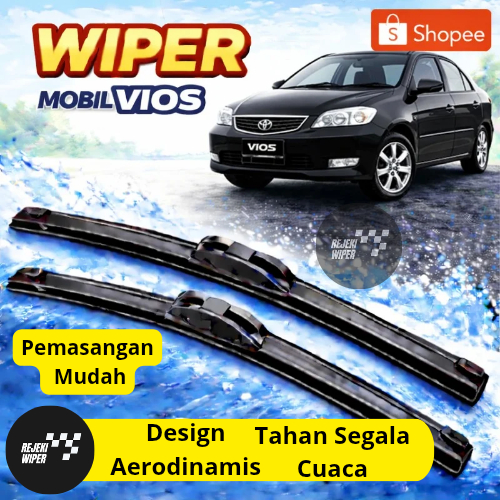 Vios Gen 1 ที่ปัดน้ําฝนไร้กรอบ Vios Gen 1 ที่ปัดน้ําฝนหน้า 1 ชุด