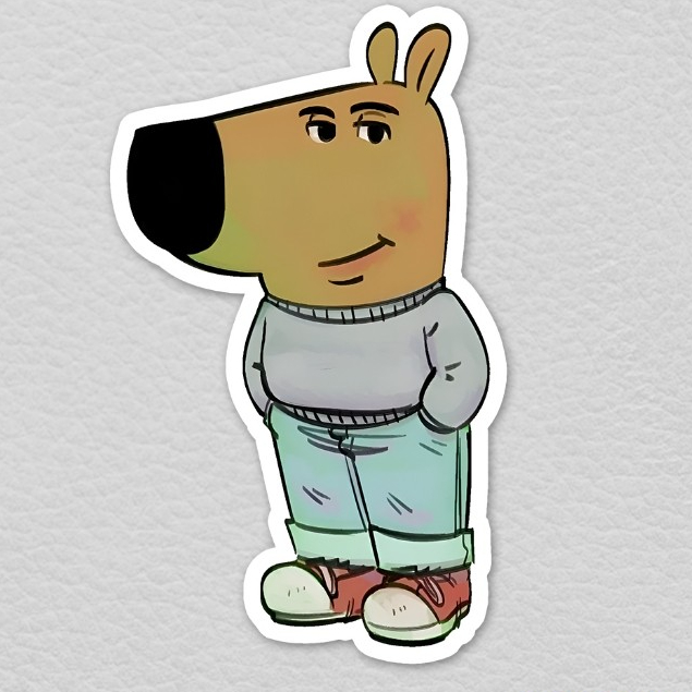 Chill Guy ChillGuy Sticker Viral Meme Sticker วัสดุไวนิลกันน้ํา