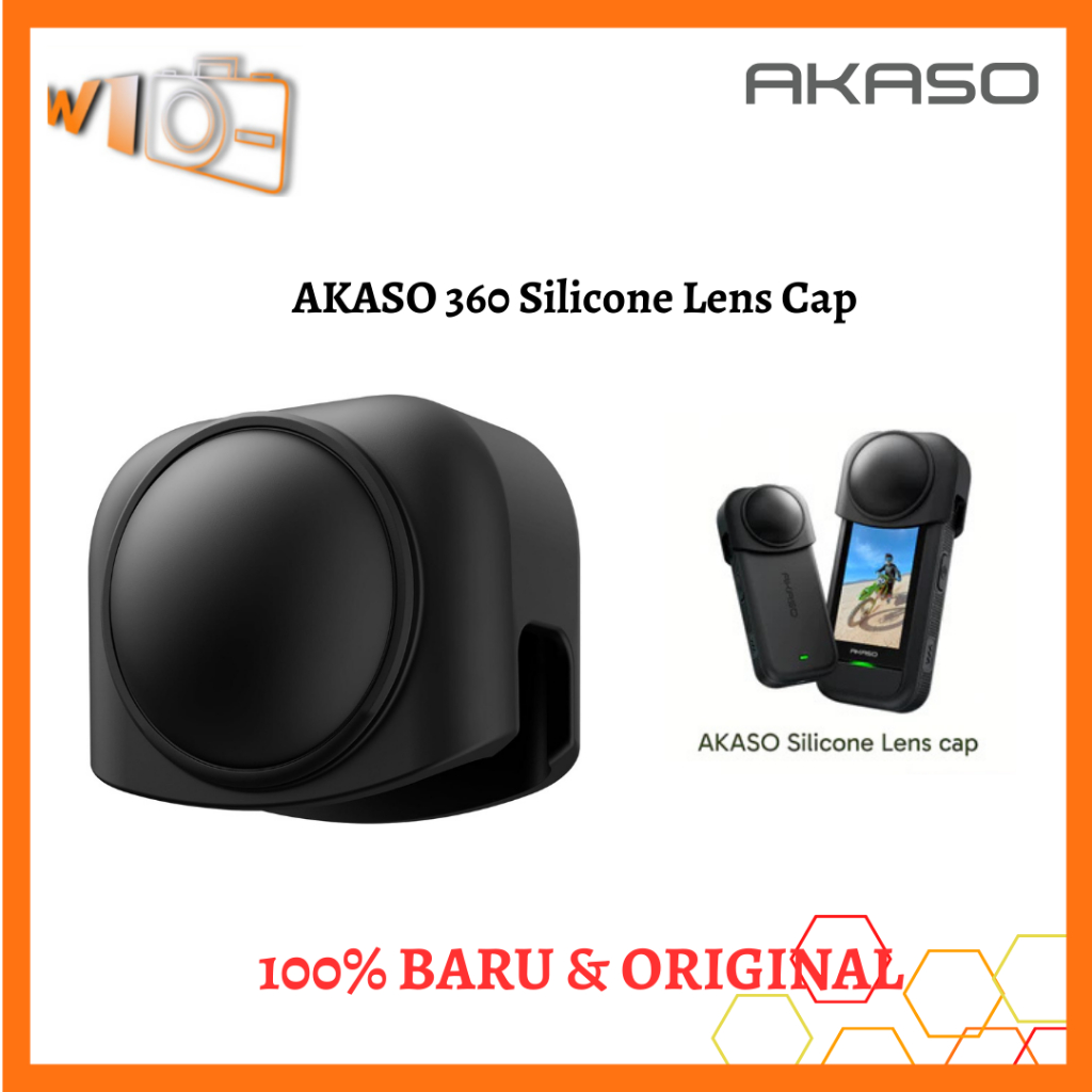 AKASO 360 ฝาปิดเลนส์ซิลิโคน - ตัวป้องกันเลนส์กล้อง 360