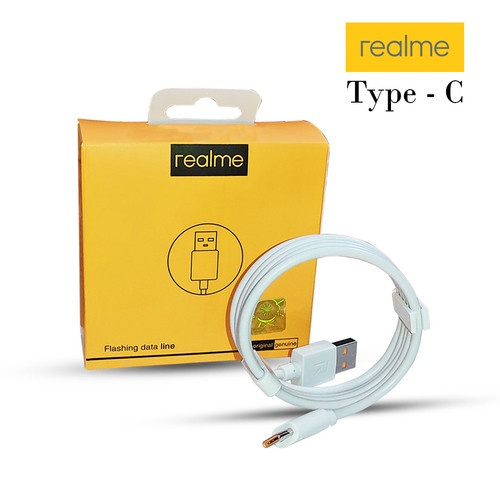 TYPE-C USB VOOC COMPATIBLE DATA CABLE สําหรับการชาร์จ REALME SUPPORT FAST
