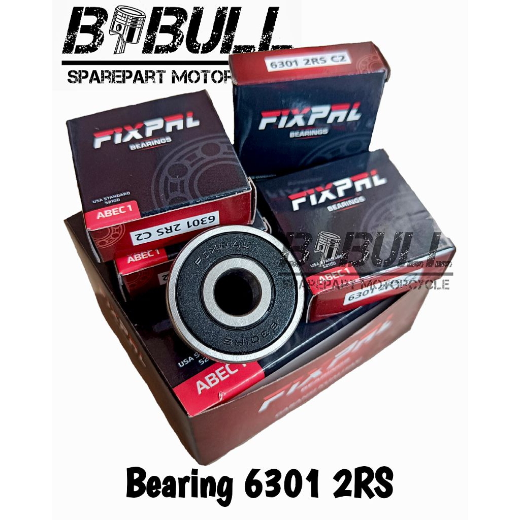 BEARING 6301 2RS แบริ่ง Laher 6301 2rs FIXPAL