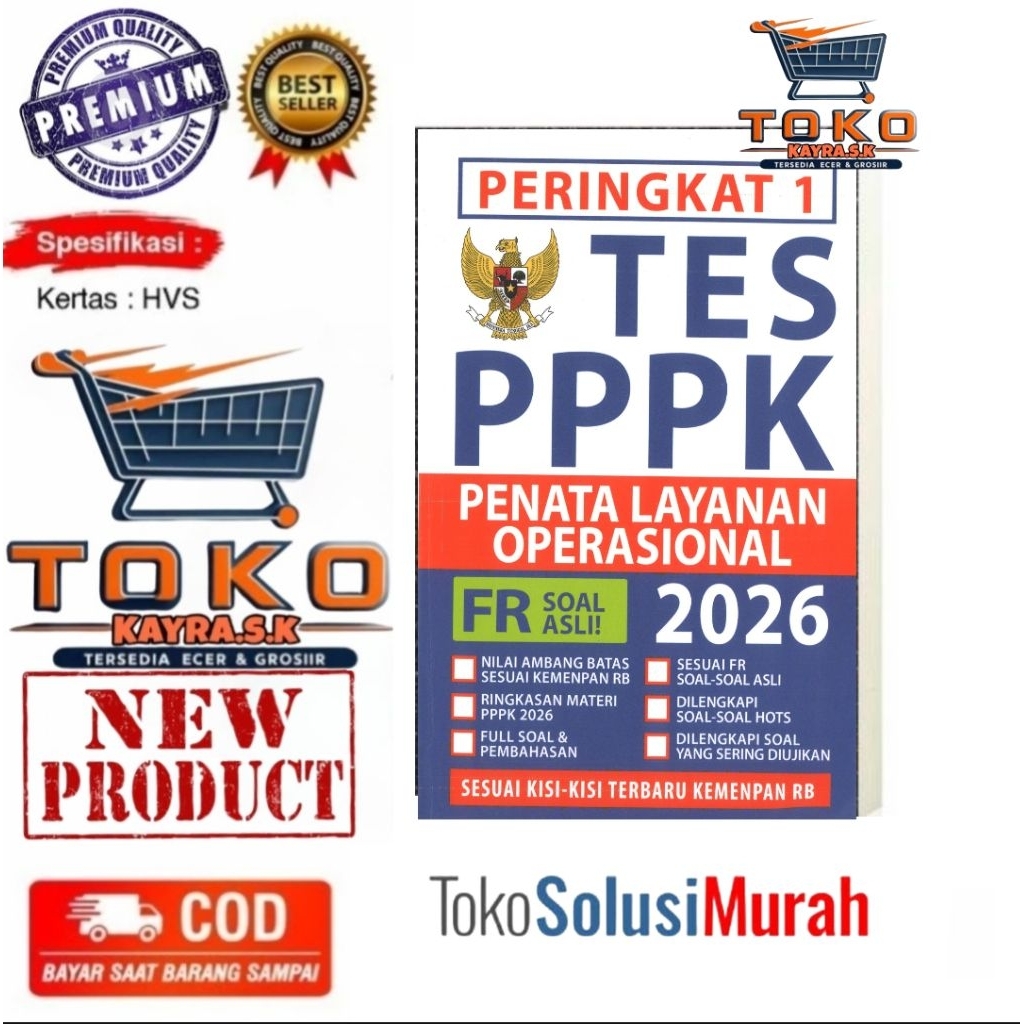 Rank 1 เล่ม PPPK OPERATING SERVICE MANAGEMENT 2026