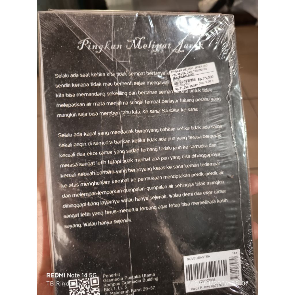 PINGKAN FOLDING DISTANCE ซาพาร์ดี ดีเจโกะ ดาโมโน ตัวแทนจําหน่ายจาก HUJ4N BULL4N TRILOGY JUNE