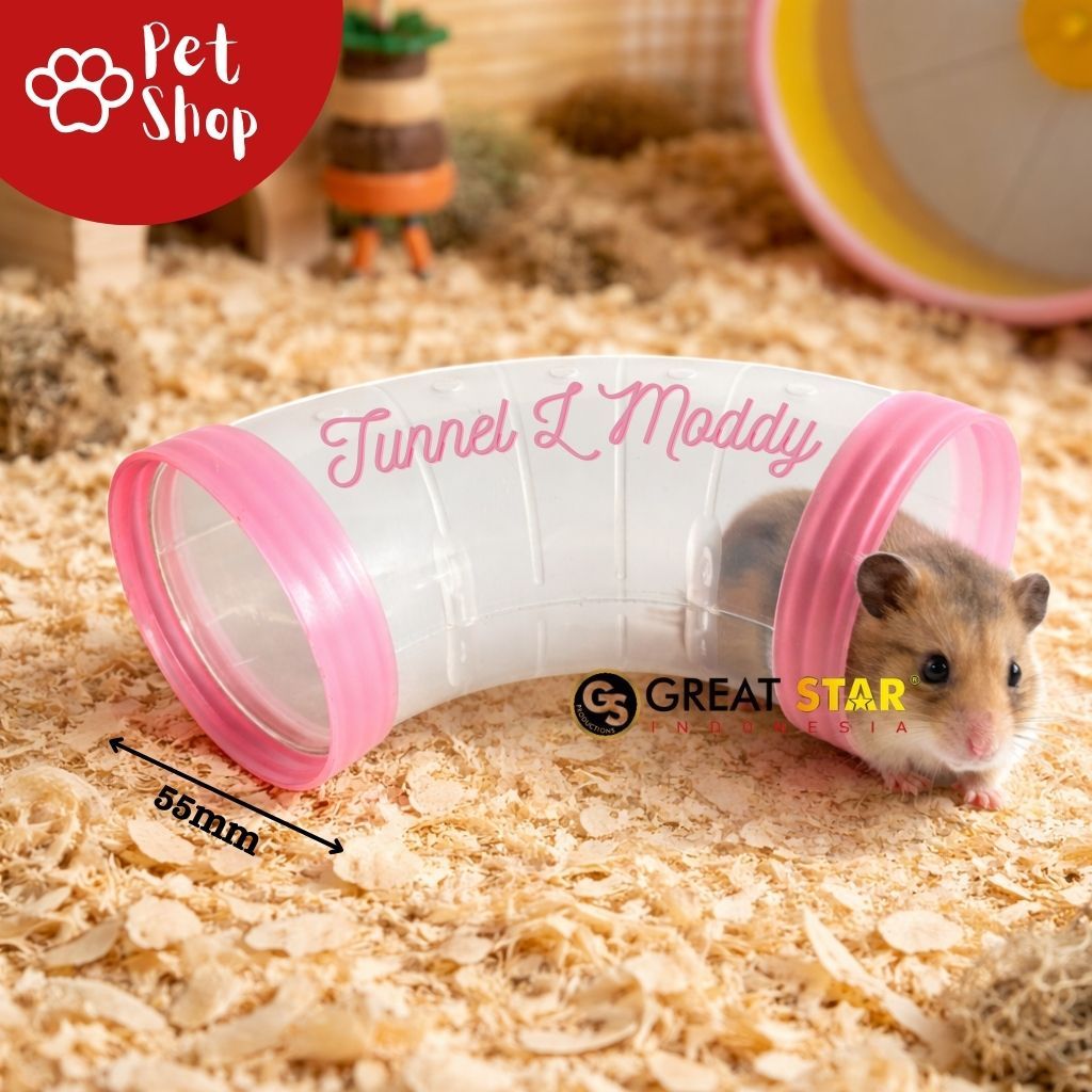 TUNNEL / TUNNEL HAMSTER TOY MODDY (!!ANTI-BREAK!!)/ชิ้น