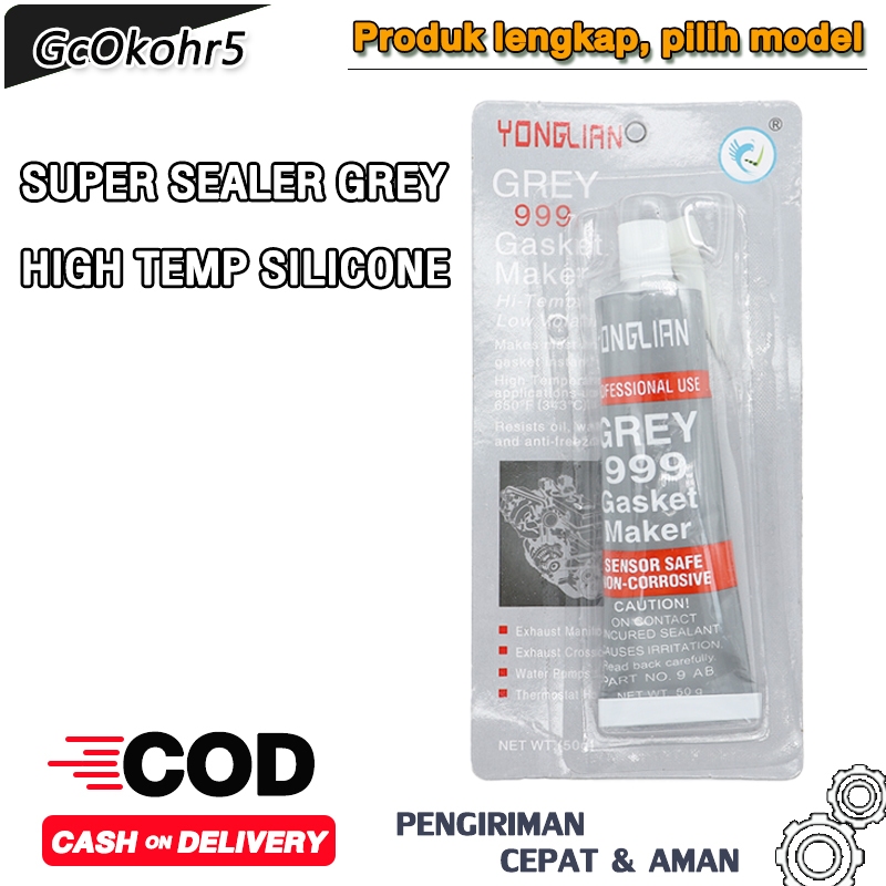 SUPER SEALER NO.1 GREY HIGH TEMP SILICONE GASKET MAKER PAKING PACKING GASKET