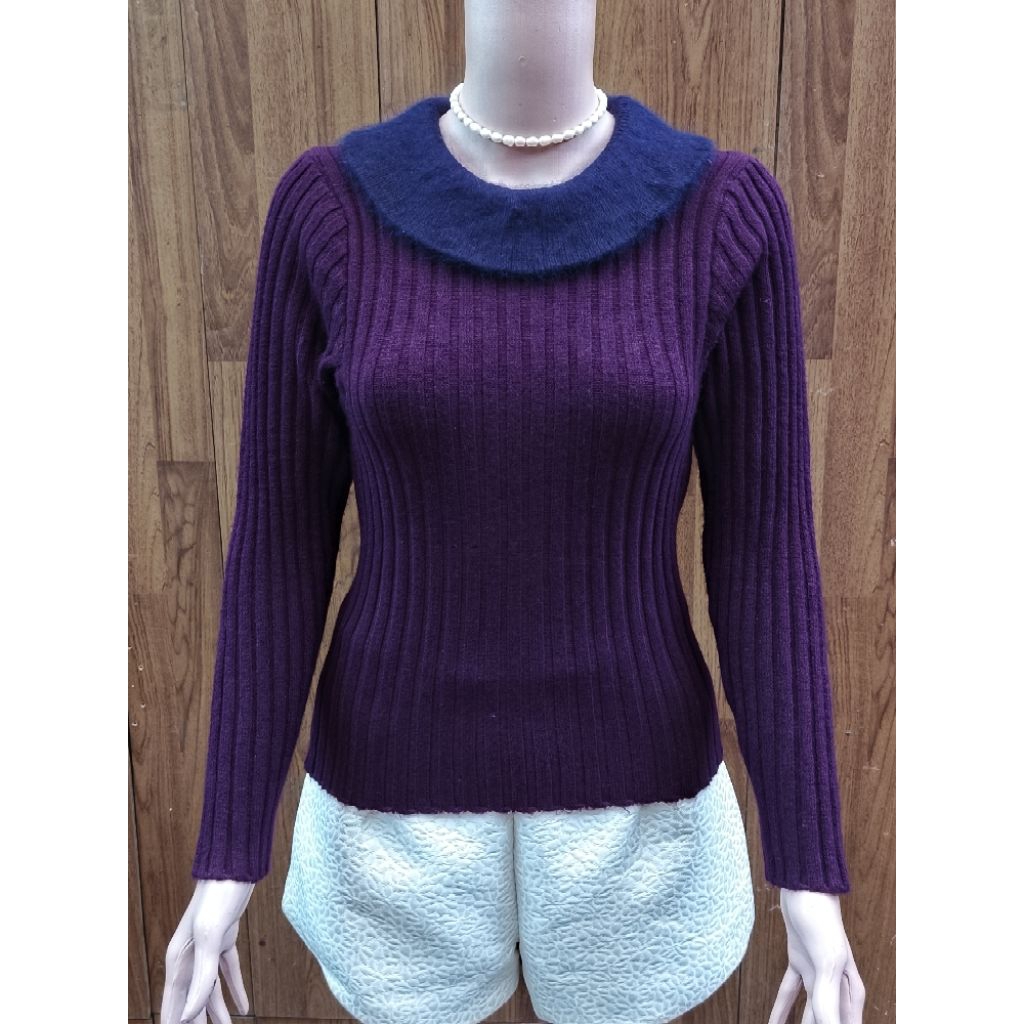 UNGU เสื้อไหมพรม/เสื้อสีม่วง. รหัส: NW 511