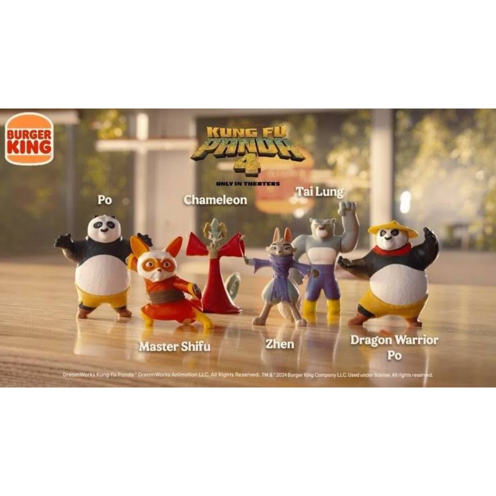 King Burger ชุดของเล่น 3 Kungfu Panda 4