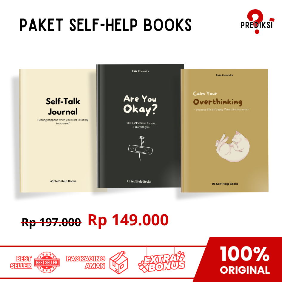Self-Healing & Self-Growth Package (3 in 1) Self-Talk Book - คุณโอเค? - Overthinking - สํานักพิมพ์ของเรา