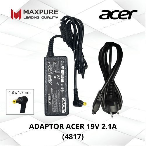 Acer Adapter 19v 2.1a Z476 4.8*1.7mm / Acer 19v 2.1 5.5*2.5mm