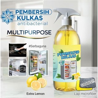 Pembersih Kulkas Kompor Mezicom Westapel 250ml Antibakteri Extra Lemon Fresh Penghilang Bau Dan jamur Cocok untuk plastik kaca Peralatan dapur