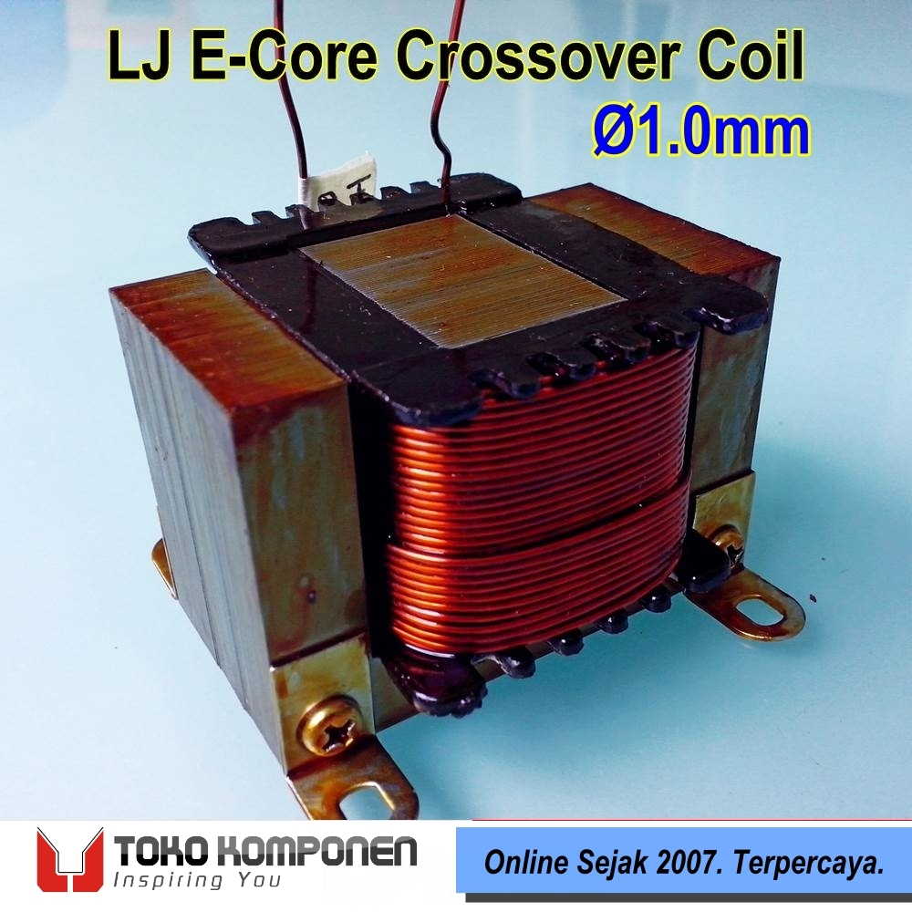 5.6mH 1.0 มม.LJ E-Core Coil Crossover Inductor 5.6mH 1 มม.1.0 มม.AWG 18 ECC