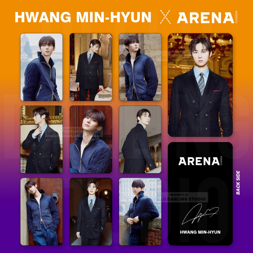 ชุดโฟโต้การ์ด Hwang Minhyun Arena Korea 2026 10 ชิ้น ไม่เป็นทางการ พัดลมทํา.