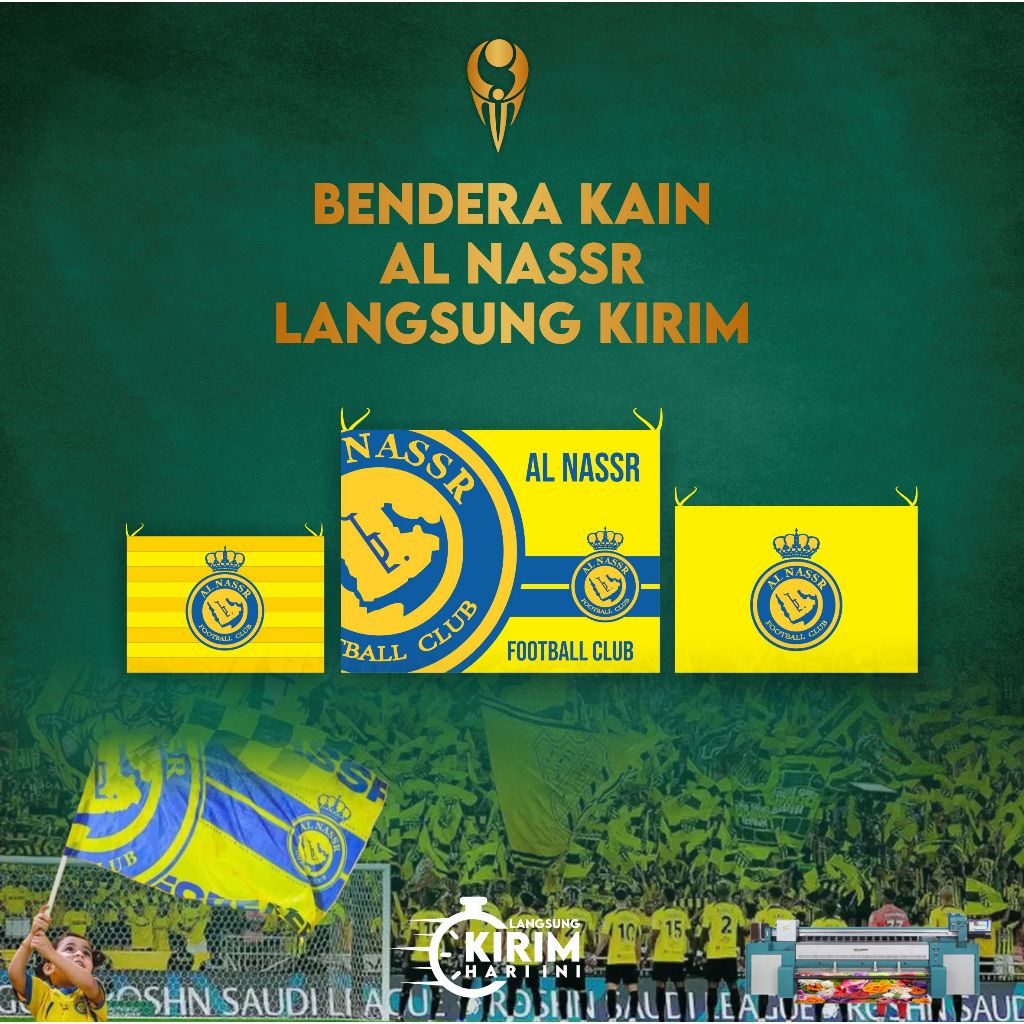 AL NASSR CLOTH FLAG DIRECT SHIPPRO