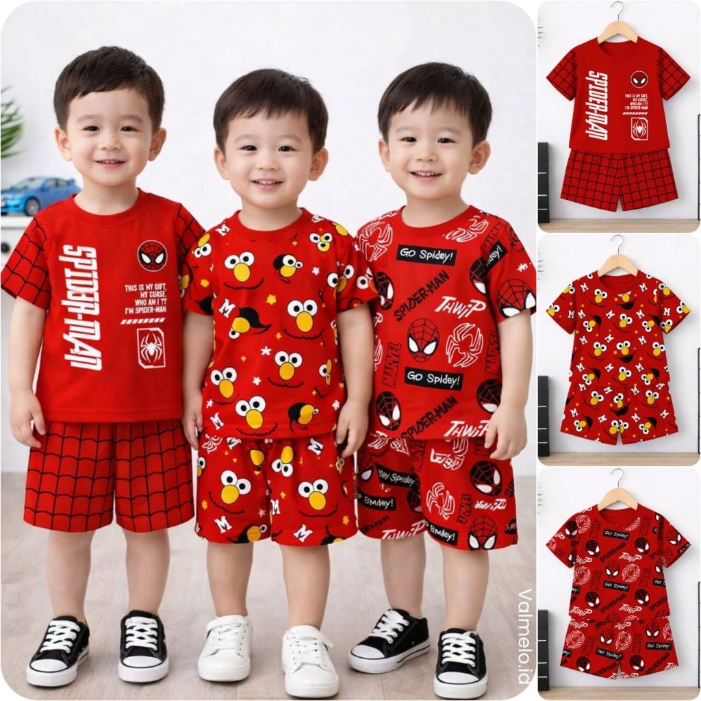 MERAH VALMELO BOYS ชุดเสื้อผ้า 0-4 ปี/เสื้อผ้าเด็กผู้ชายชุดสีแดง