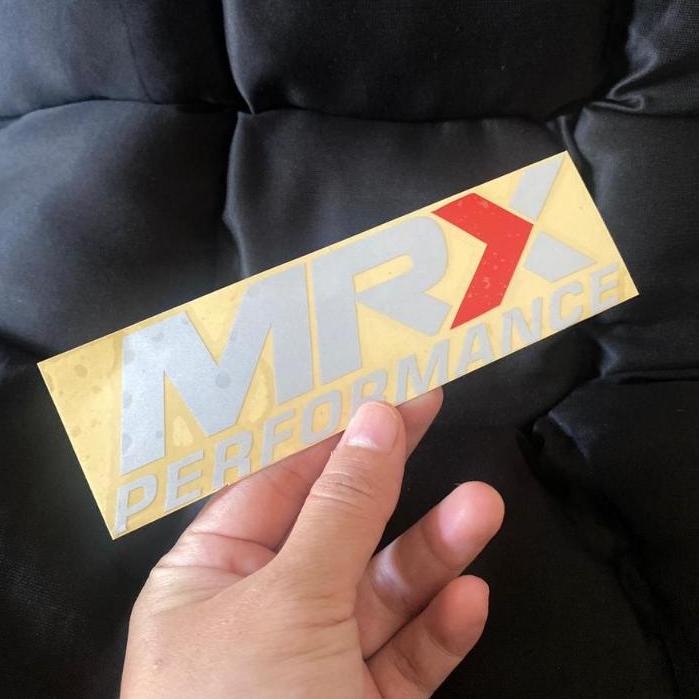 MRX PERFORMANCE สติ๊กเกอร์ตัดขนาด 15 x 4.5 CM (1W)