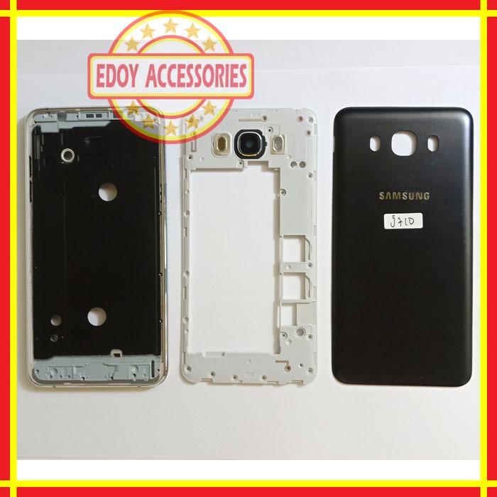 Samsung Galaxy J7 2016 Fullset J710 J710FN Casing Bone Lcd Stand Original New