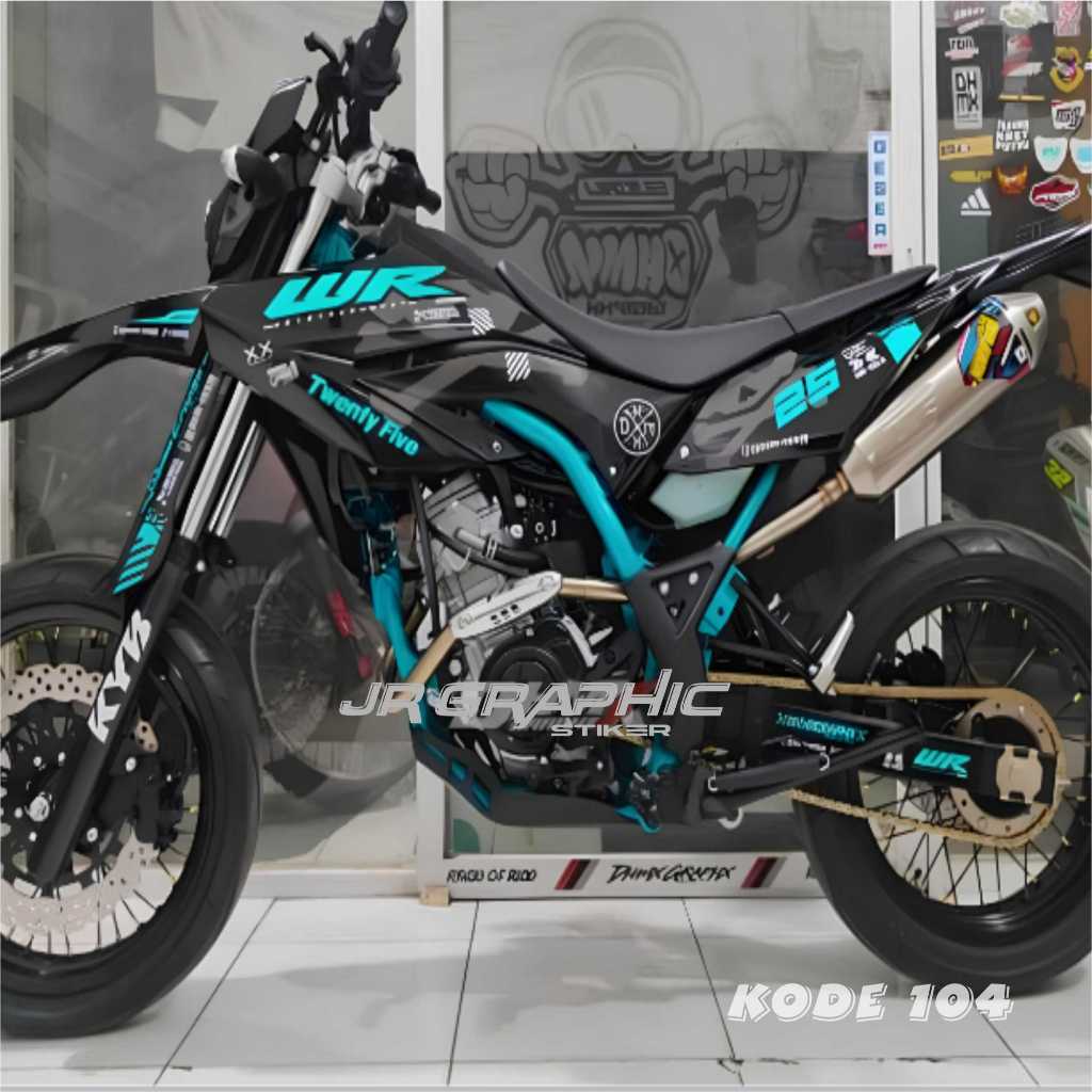 HIJAU Decal สติกเกอร์ WR 155R Tosca สีเขียว Cool วัสดุพรีเมี่ยม MAXDECAL Fade ทนฟรี Request รหัส 104