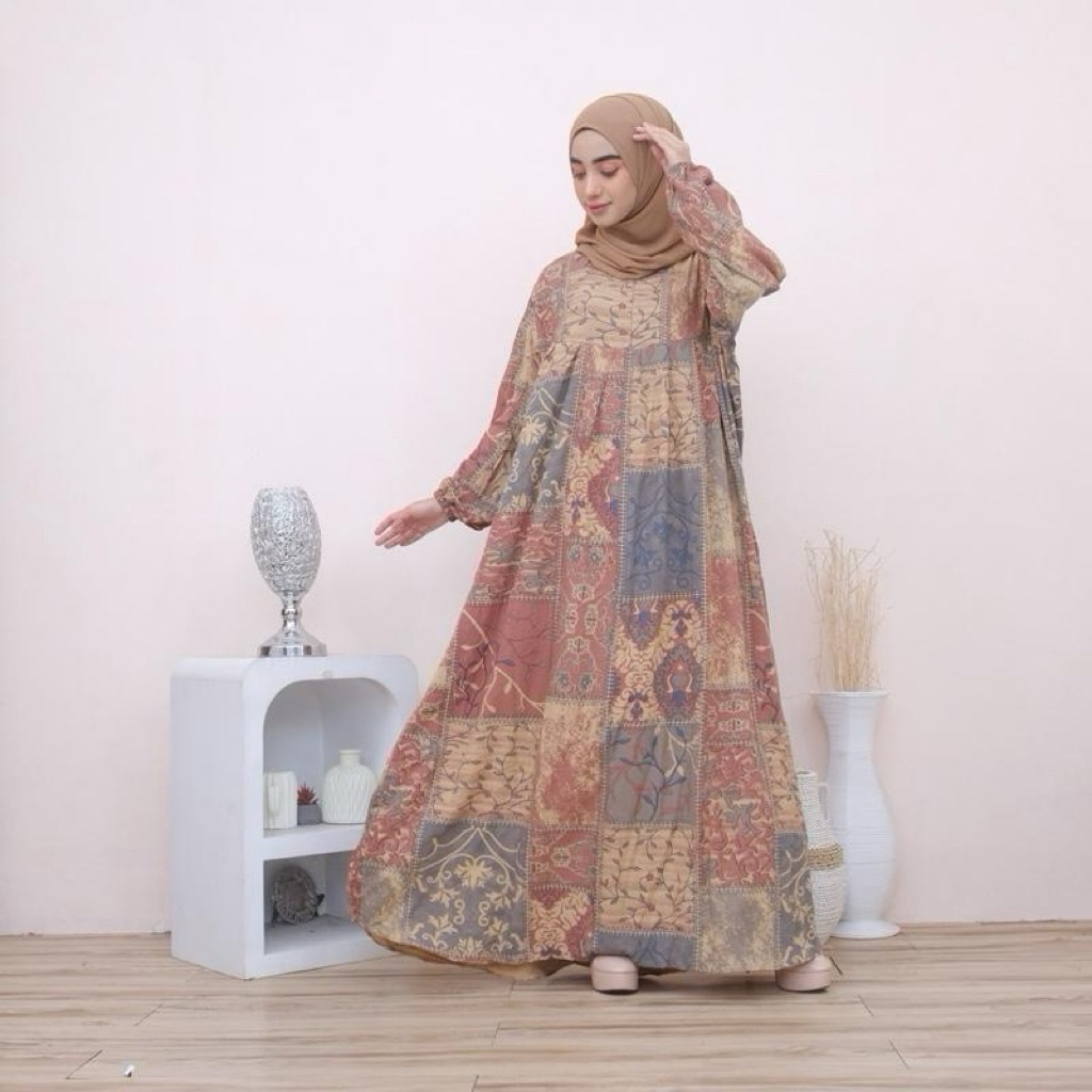 Abaya Gamis Mira Nash พร้อมโดย Ayunabella
