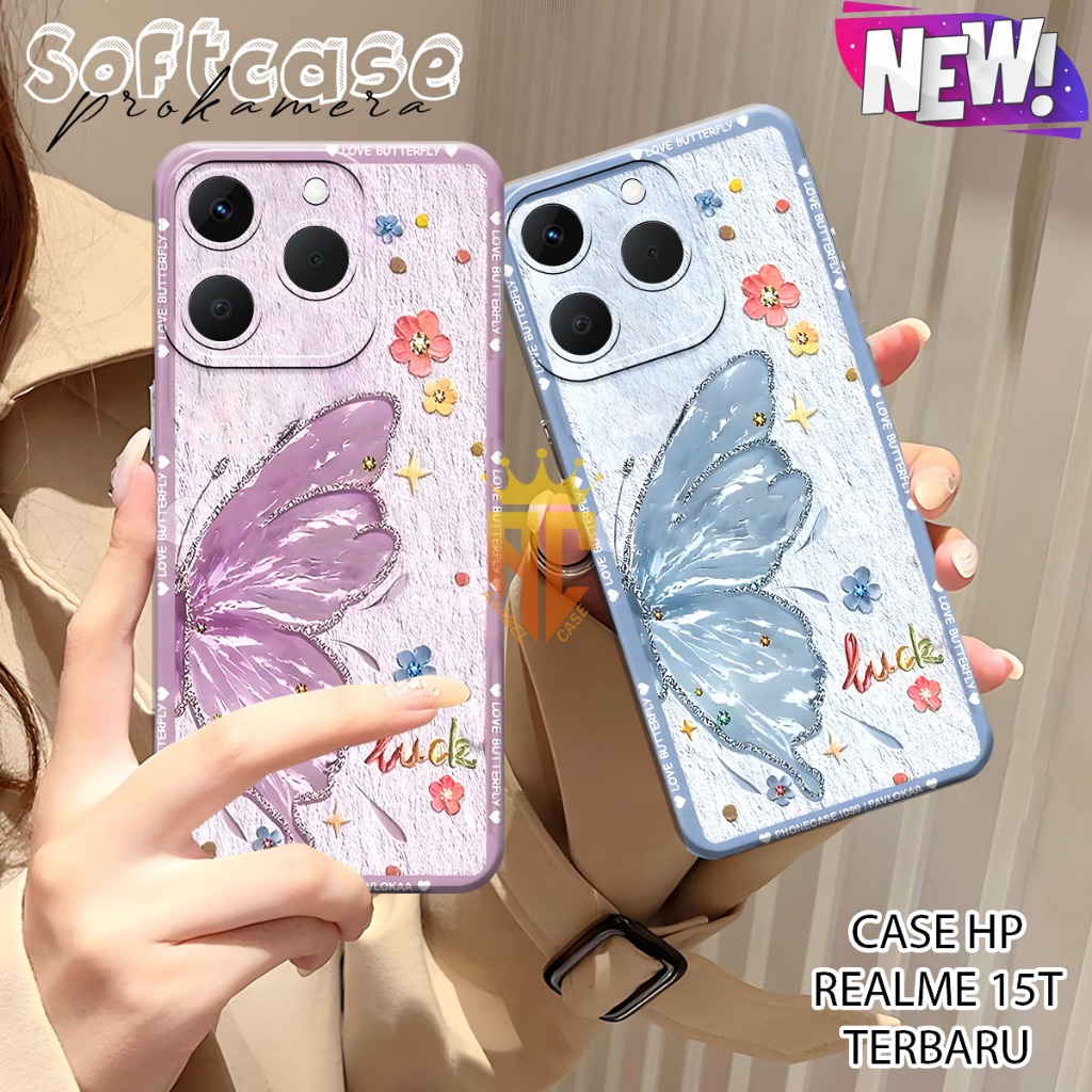 เคส Realme 15T - Realme 15T Pro - Realme 15 pro - Realme 15 - Realme 14 - Realme 14t Pro Butterfly -