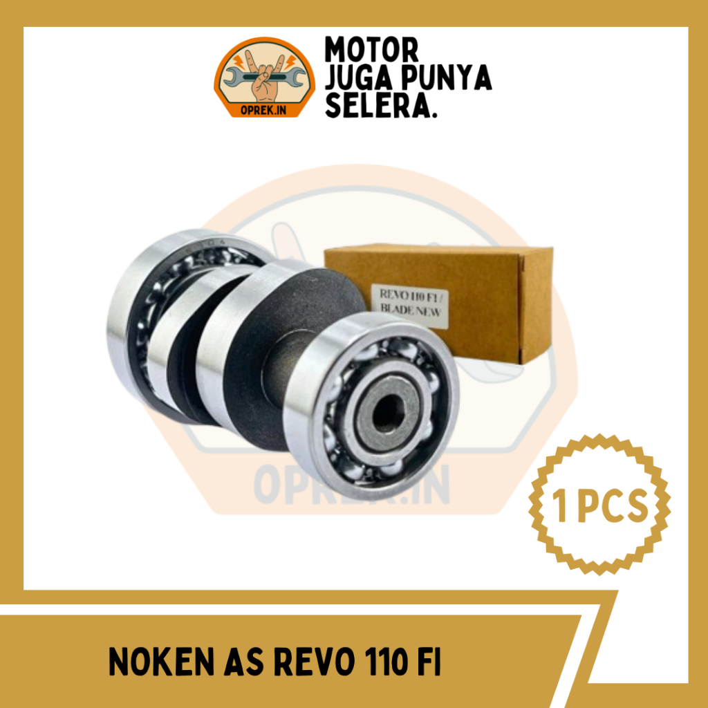 เพลาลูกเบี้ยว Revo 110 Fi 14100K03N30 คอมเพลาลูกเบี้ยว + แบริ่ง Honda Revo FI K03