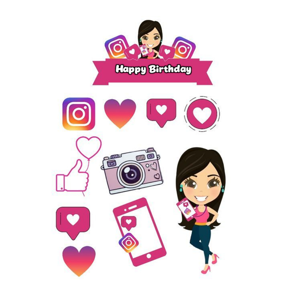 ที่กําหนดเองชื่อ INSTAGRAM STORY Topper