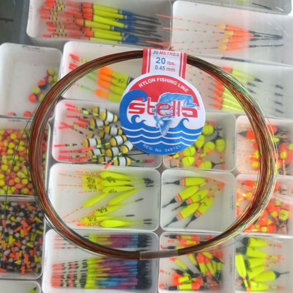 สายเบ็ด STELLA COLORFUL ขนาด 0.45mm/20lbs/30m