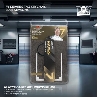 [READY] Premium F1 Drivers Name Tag พวงกุญแจอะคริลิค - 2026 Seasons - Norris Verstappen Leclerc Lewis Russell Piestri Sainz Bearman