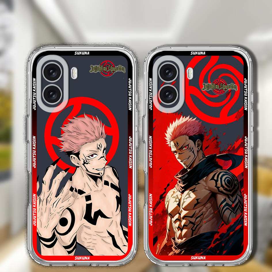 เคสใสสําหรับ Poco F8 PRO F8 ULTRA C85 C75 C71 C65 F4 X5 F5 X6 F6 X7 F7 M4 M5 M6 PRO Motif jujutsu ka
