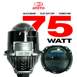 NEW LED AYOTO BL26 75 WATT CAHAYA TERANG HIGH LOW RELAY SHROUD DEMON