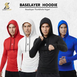 Baselayer Manset Pria Wanita Manset Hoodie Olahraga Baselayer Hoodie Kupluk Ketat Murah Mantap GOOD QUALITY