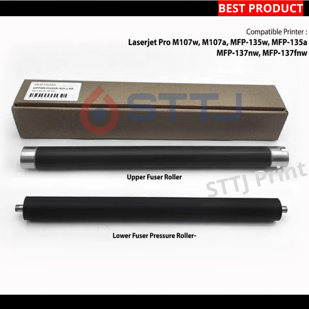 Upper Fuser Roller/ล่างสําหรับ Laserjet Pro M107w, M107a, MFP-135w, MFP-135a, MFP-137nw, MFP-137fnw 