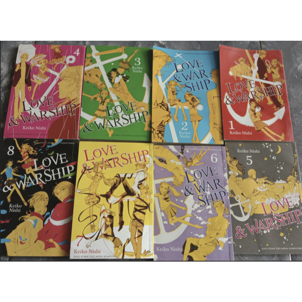 Used Love & Warship Comics Vol 1-8