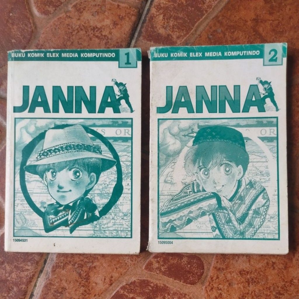 ELEX MEDIA COMIC "JANNA" NUMBER: 1 & 2 ENDS