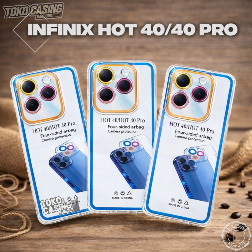 Infinix Hot 40 Clear Case (X6836) Hot 40 Pro (X6837) เคสธรรมดา