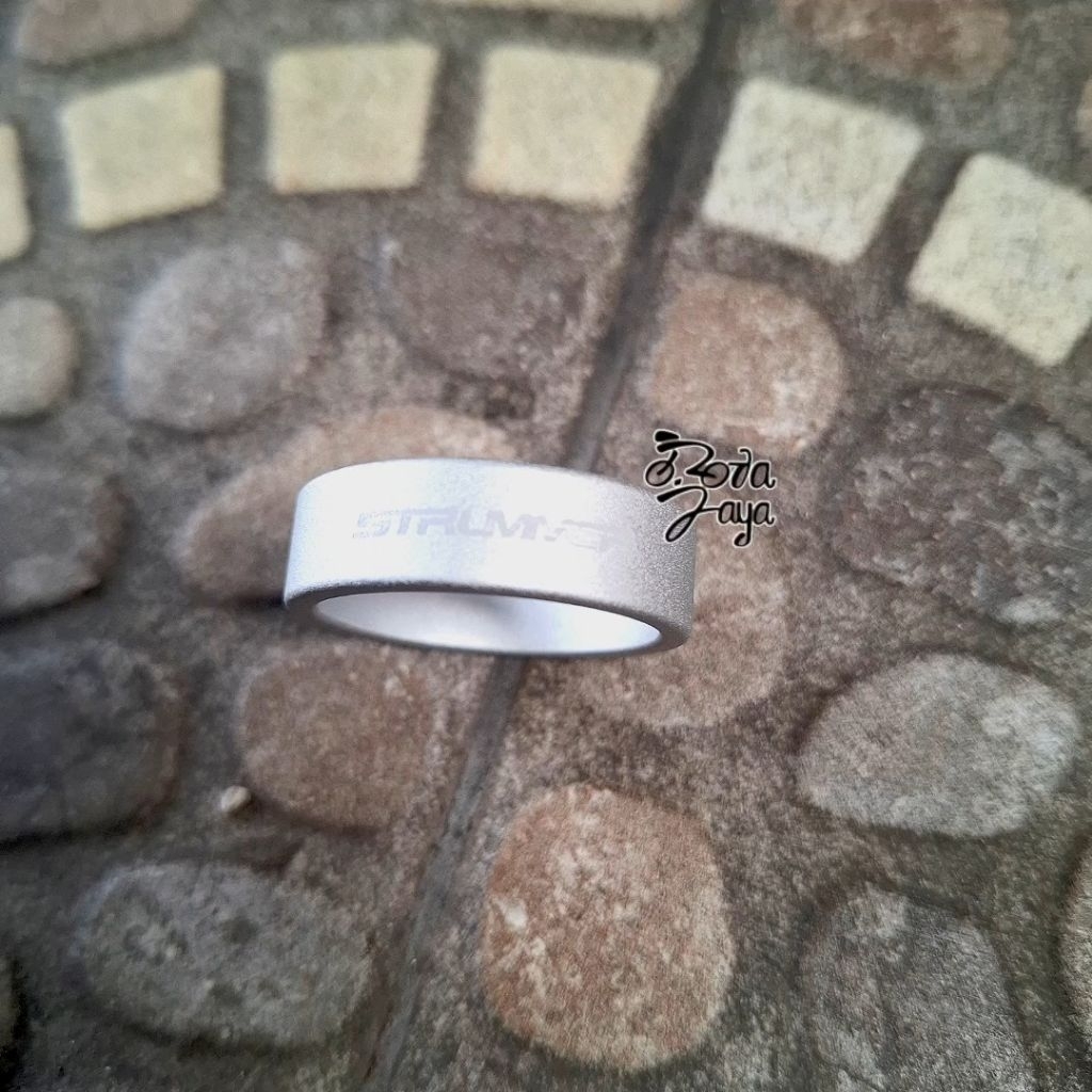 RING FORK - SPACER HEADSET 28.6mm ALLOY SILVER 10mm